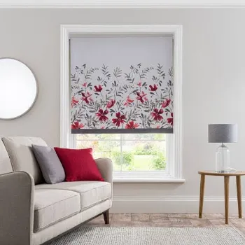 Printed roller window blinds